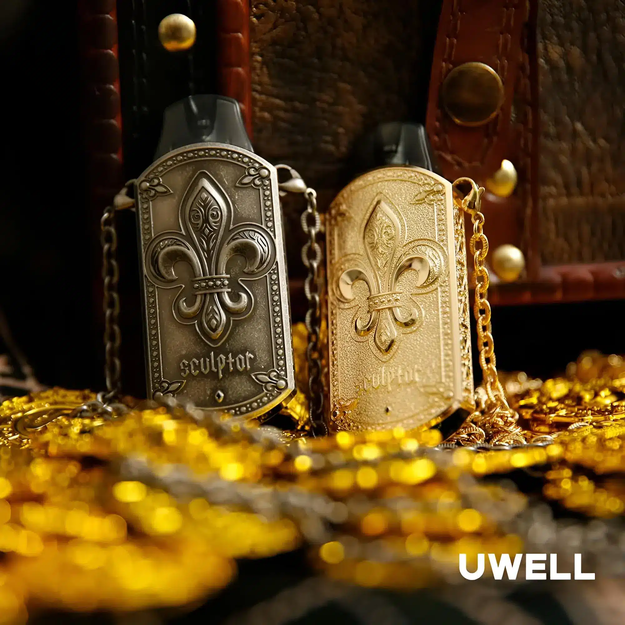 UWELL SCULPTOR 雕塑家 11W 小煙主機|精緻電鍍金屬雕刻工藝