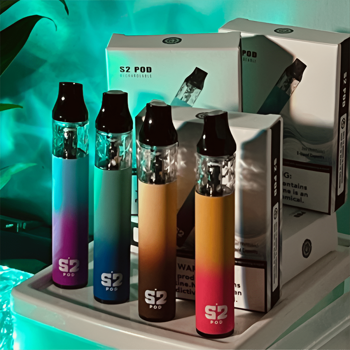 S2 POD 將軍小煙主機|0.8Ω 可注油空彈|換彈式設計|三入裝