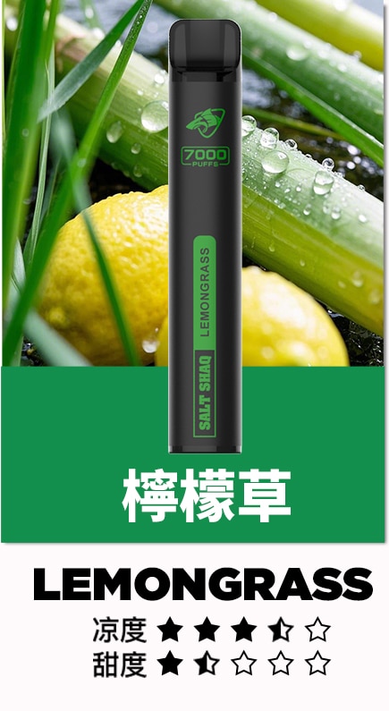 SALT SHAQ 鯊克7000口拋棄式煙桿|持久續航・經典口感 小黑條:圖片 7