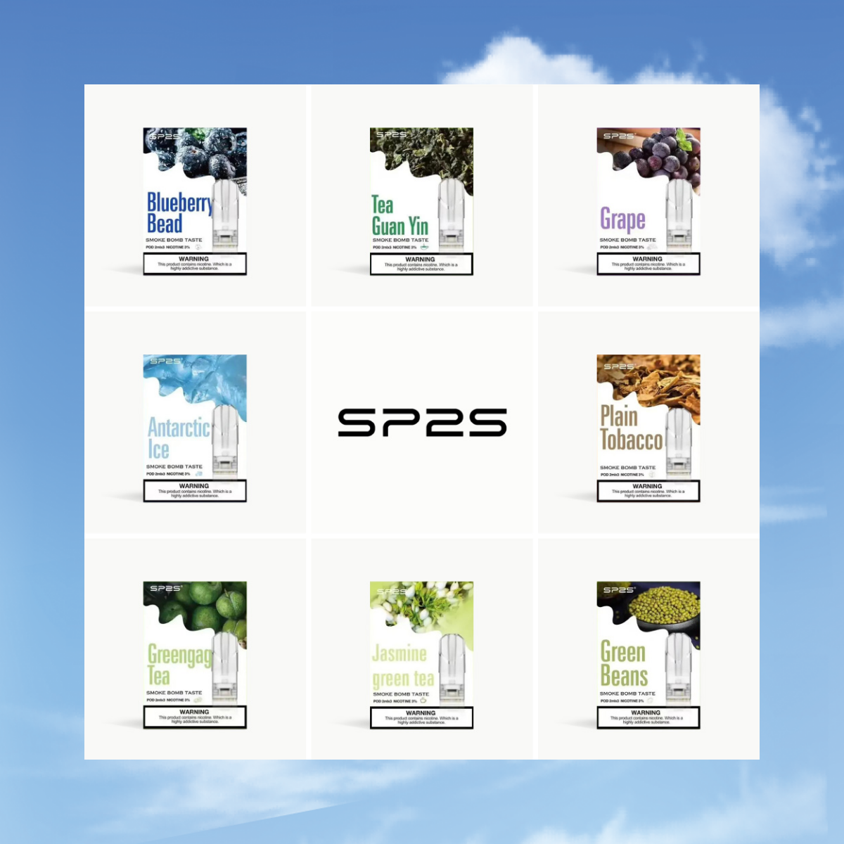 ✨買十送一✨SP2S 思博瑞一代電子菸 煙彈|3入裝|多種口味選擇|正品保障:圖片 2
